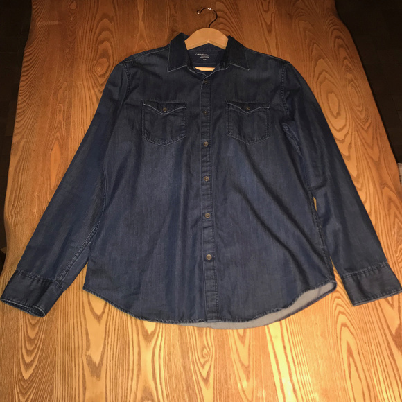 Calvin Klein Denim Shirt, Good condition! - Picture 2 of 5